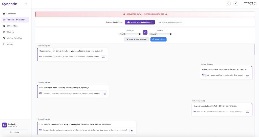 Real-time translator